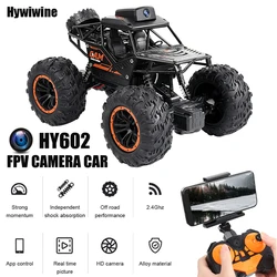 Rc Car With HD 720P WIFI FPV Camera Machine On Remote Control Stunt 1:18 2.4G SUV Radiocontrol Climbing Toys For Kids on a Sign