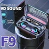 New F9 Bluetooth Headphones 9D Stereo High Bass Sport Earphones Handfree Touch Control Tws Wireless Earbuds Waterproof Headset 1