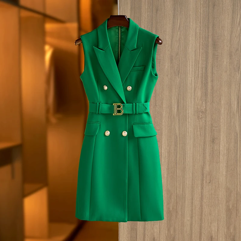 green emerald velvet dress Zara Green Blazer Dress Size L 12  Follow The Clothes
