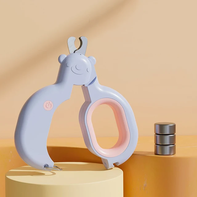 Pet Anti Splash Nail Clipper With LED light Cat And Dog Nail Clipper Cutter With Safety Lock Cat Claw Trimmer Beauty Product 4