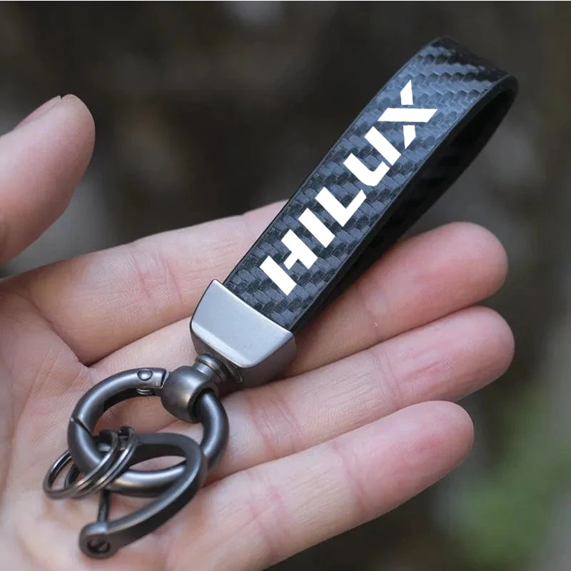 

For Toyota Hilux Surf Vigo Revo 2017 2018 Car Accessories Key Chains Keychain Holder Key Ring Lanyard for Keys Car Styling