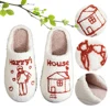 Harry's House Slippers Cute House Slippers Non-Slip Plush Couple Slippers Comfortable Fuzzy Indoor Slippers for Indoor Bedroom 1