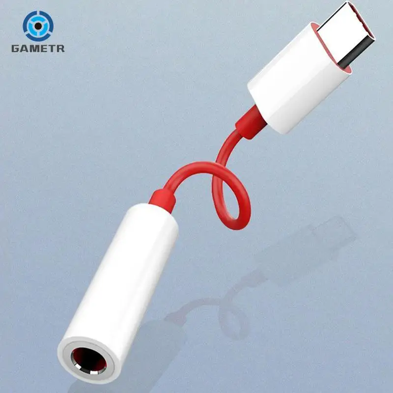 원플러스 안드로이드 휴대폰용 헤드폰 커넥터 어댑터, USB C 타입에서 3 5 mm 이어폰 잭 케이블 어댑터, 오디오 분배기, 1PC