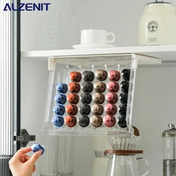 30 Portaoggetti per cassetti per caffè Nespresso Porta capsule per caffè Scaffali per organizer per capsule per cassetti domestici Nuovi accessori per la casa 1