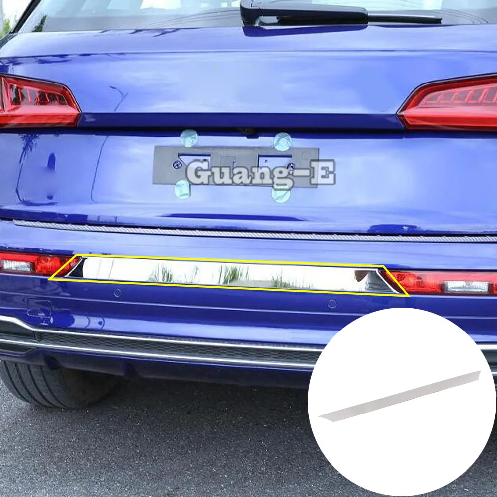 

Стальная защита для заднего бампера автомобиля, защитная крышка, украшение, автомобильные Внешние аксессуары для Audi Q5 Q5L 2018 2019 2020 2021 2022 2023