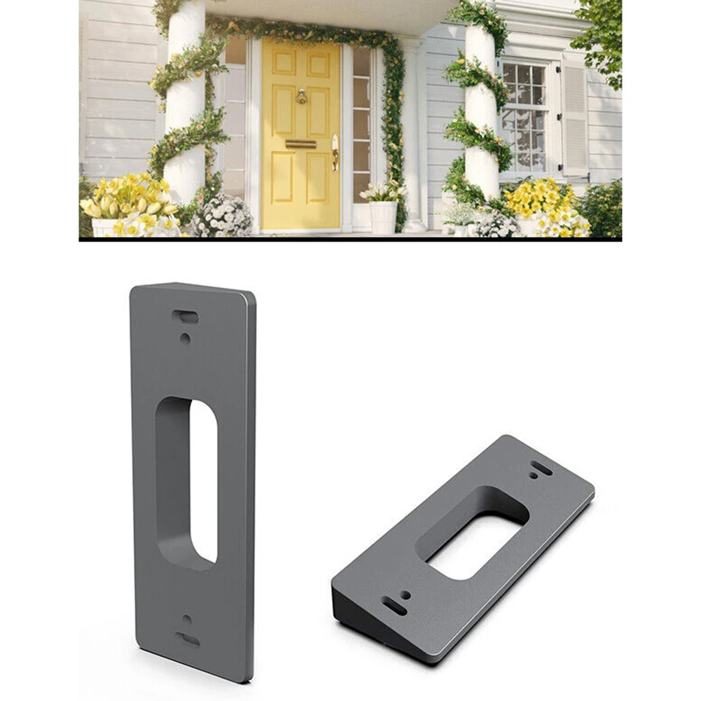 Home Office Anti Theft Ring Video Doorbell Mount 1pcs With 15 Degree Adjustable Angle Wedge Doorbell Adjuster Bracket