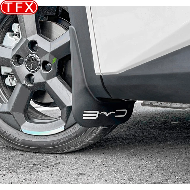 For BYD Seagull Dolphin Mini 2024 2023 Car Mudguards Plastic Fender Cover Flares Splash Guard Exterior Mud Flaps Accessories 1