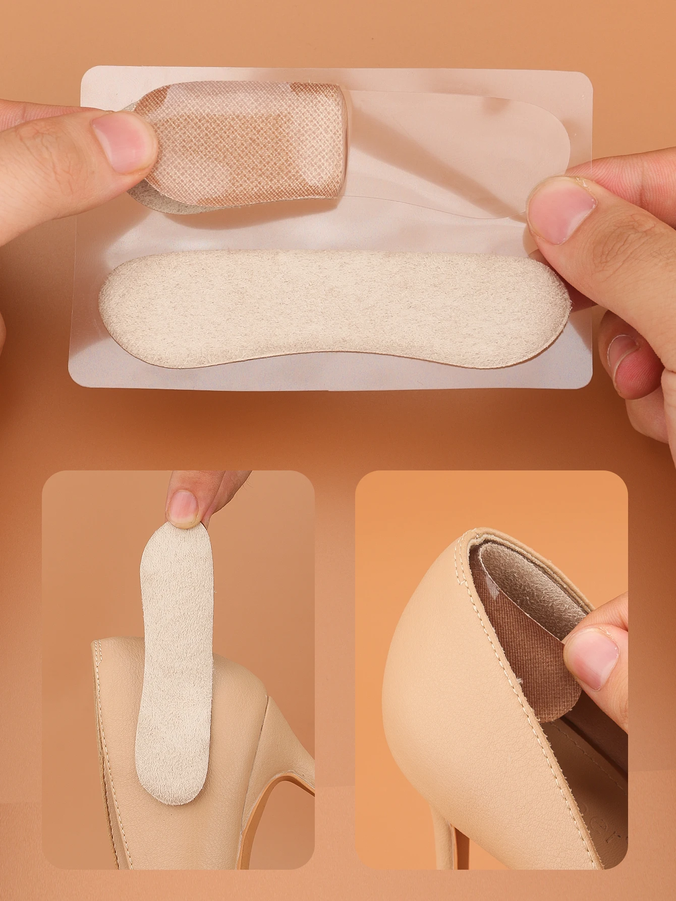 Heel Protector Too Large Shoes Prevents Heel Abrasion Slipping Fillers Protector Pads Against Blistering 1 pair Heel Protector Heel Protector Pads