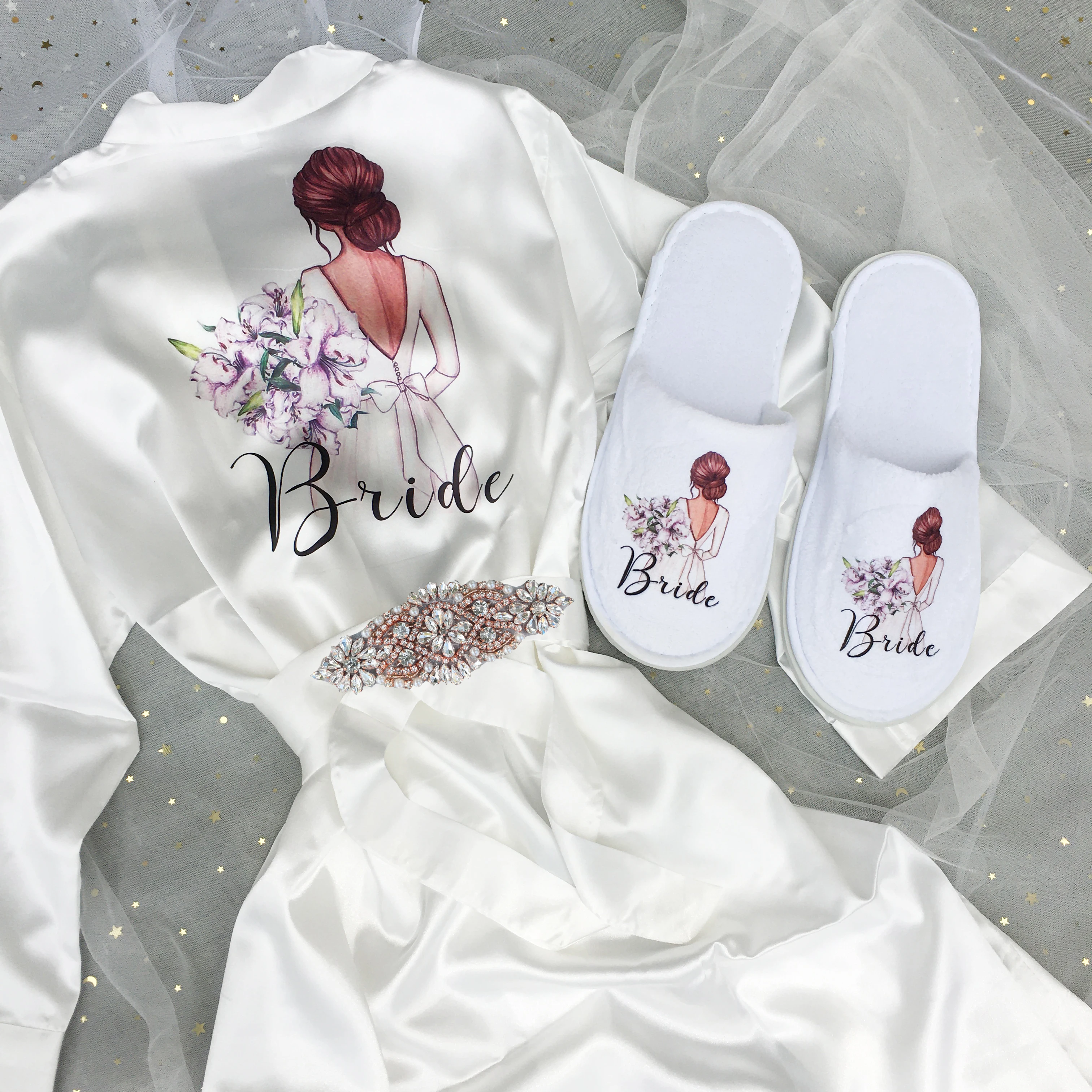 bride robe set
