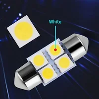 42Pcs T10 5050 Car LED Light Bulb Interior Dome Trunk License Plate Lamps Kit White for Bmw E53 E60 E90 LED Lamp - Image 3