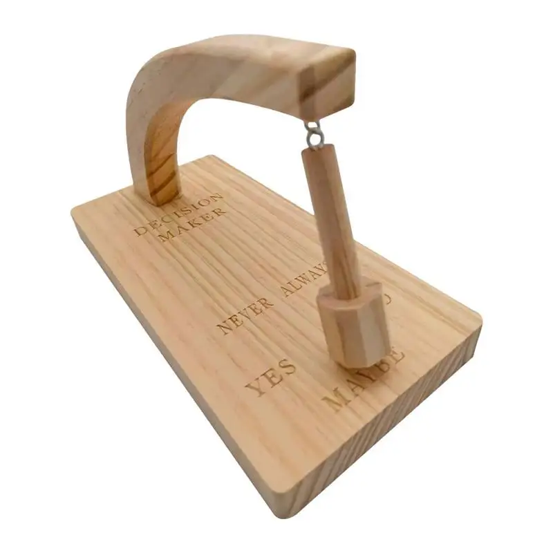 

Decision Maker Swing Creative Magnetic Decision Maker Pendulum Wooden Decision Game Ornament For Women Men Home Accessories