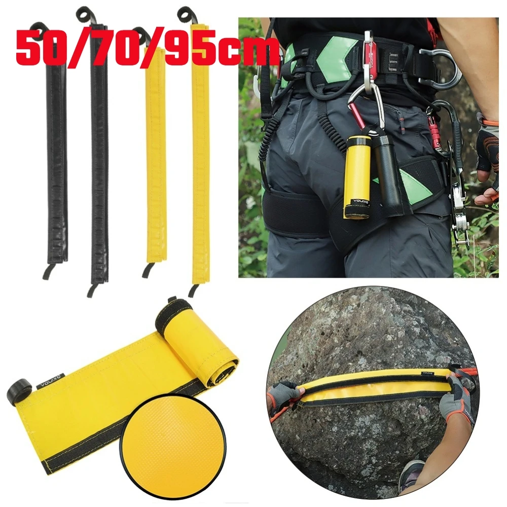 50 70 95cm Rock Climbing Rope Protector Sleeve Magic Tape PVC Rope Protector Anti Wear Rope Guard for Outdoor Climbing Rock