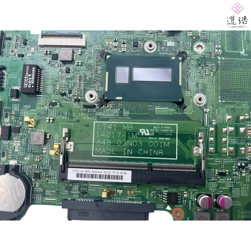 14217-1M For Lenovo Xiaoxin I2000 Laptop Motherboard I7-5557U 448.03N03.001M DDR3 Mainboard 4 14217-1M For Lenovo Xiaoxin I2000 Laptop Motherboard I7-5557U 448.03N03.001M DDR3 Mainboard - Image 2