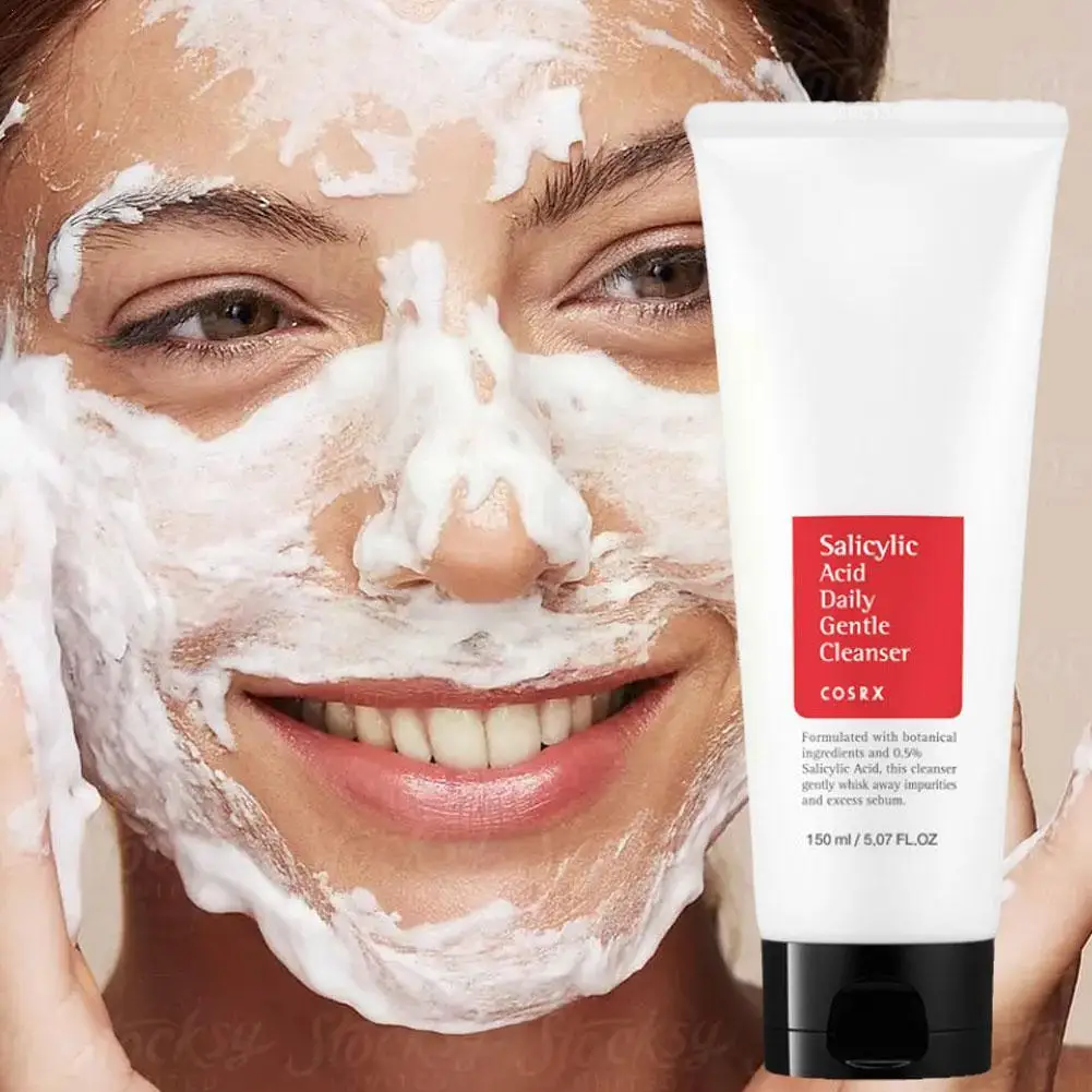 

150ml Daily Gentle Cleanser Facial Cleansing Exfoliating Deep Exfoliate Remove Korean Moisturizing Acne Blackhead Peeling C G4W5