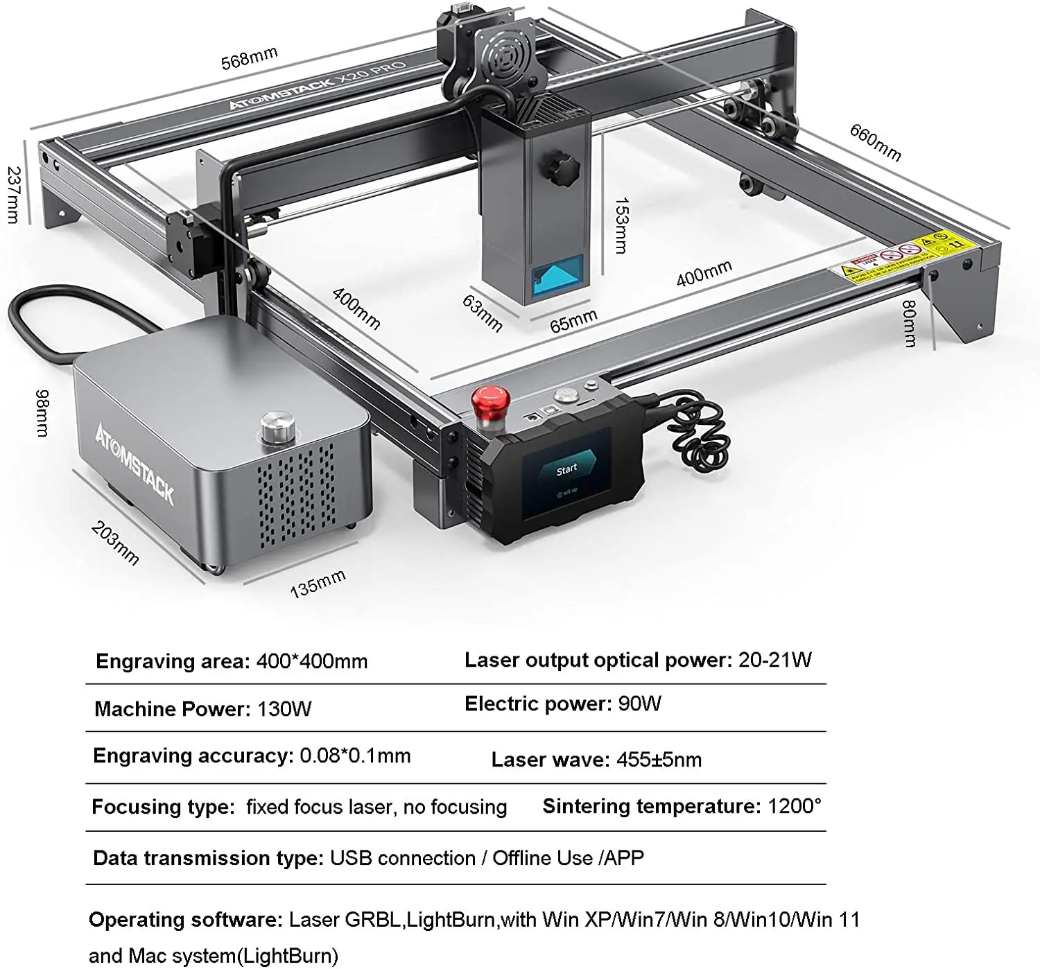 Laser Engraving Cutter Machine  Laser Engraving Machine Glass - X20 Pro  Engraver - Aliexpress