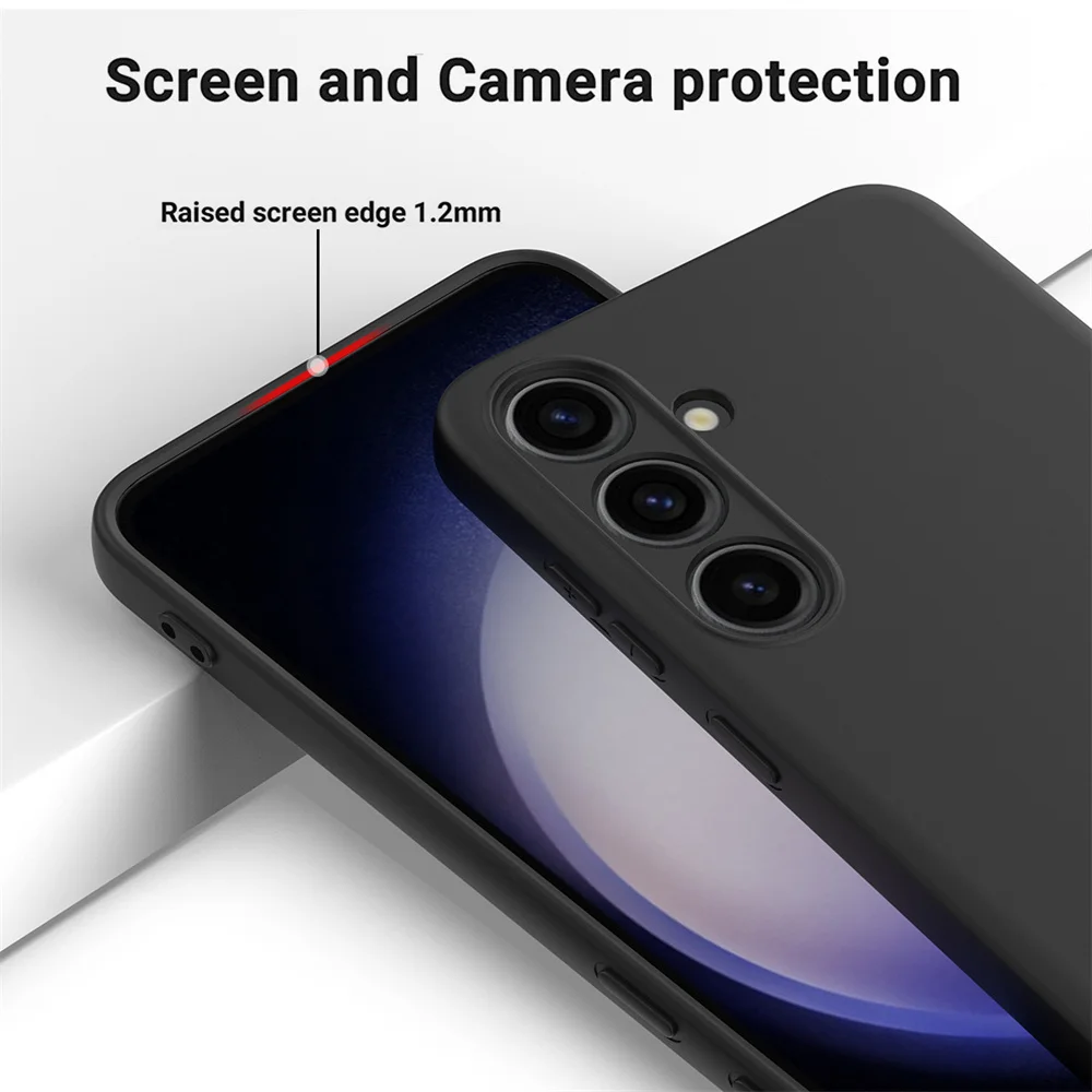 Premium Liquid Silicone Soft Phone Cover - Enhanced Protection & Sleek Design