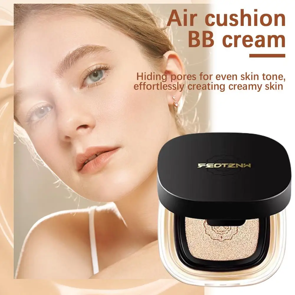 

Air Cushion BB Cream Foundation Concealer Waterproof Face Brighten Natural Long Lasting Skin Cosmetics Base Whitening Tone H1V9