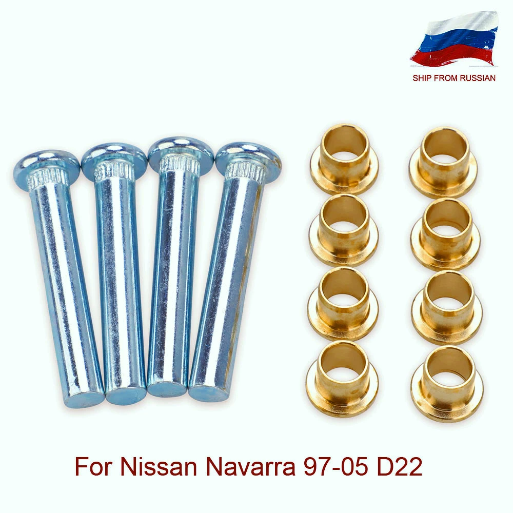 Car Door Hinge Pins Bushing Repair Assembly Kit Set For Nissan Navarra