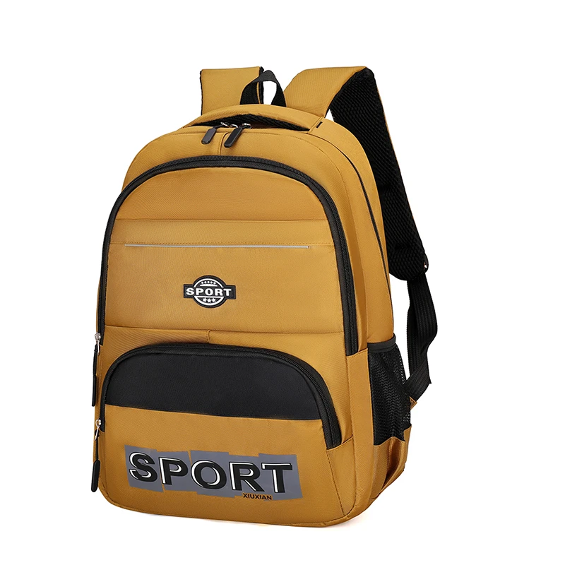 Large-capacity backpack with zippered compartments and padded back panel, made of high-quality and durable polyester material, f