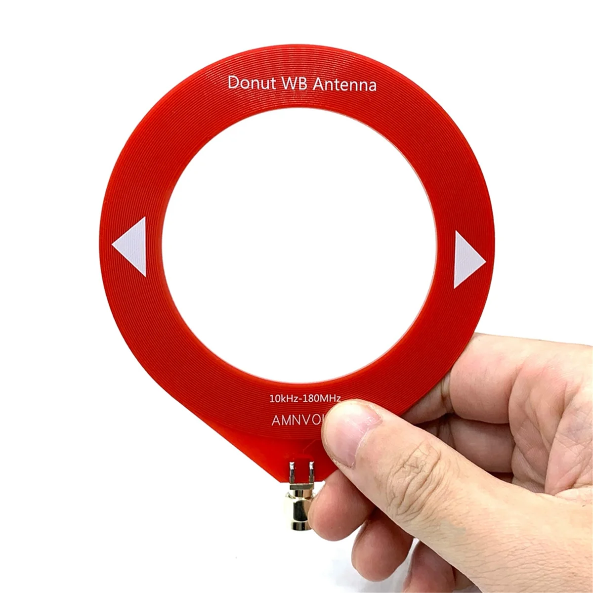 SEMOIC New 10KHz-180MHz SMA Interface Mini Loop Antenna Pocket Size SI4732 Radio, Receiver, Mini Radio