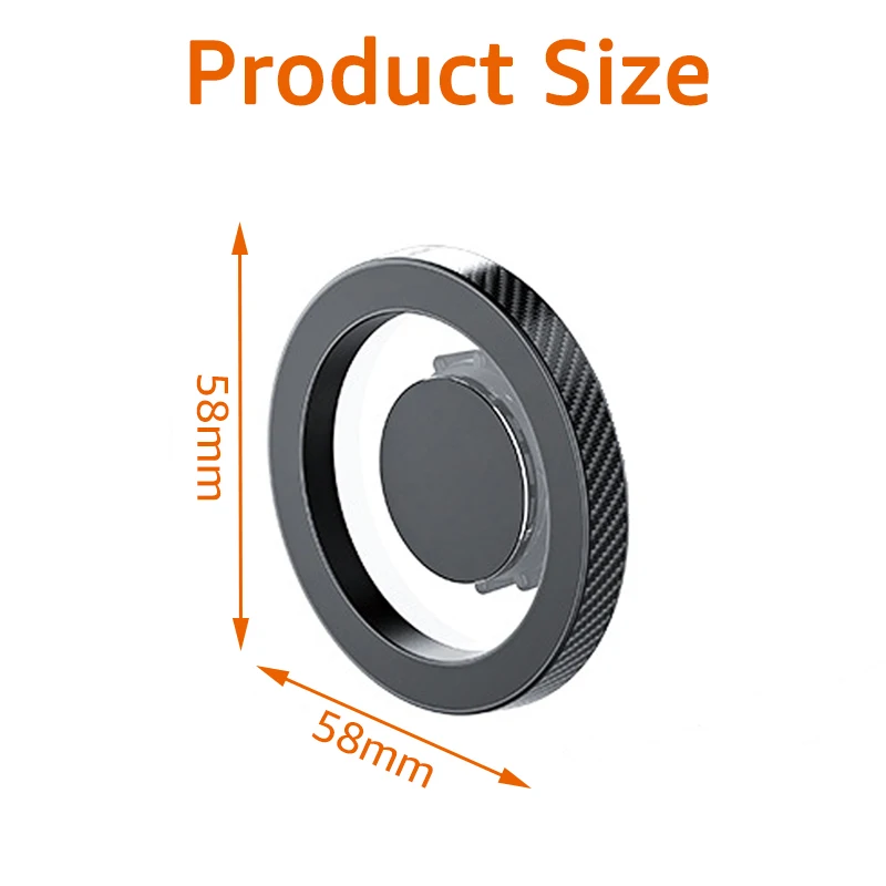 Magnetic 17mm Rotating Ball Joint Adapter for Car Mount Phone Holder