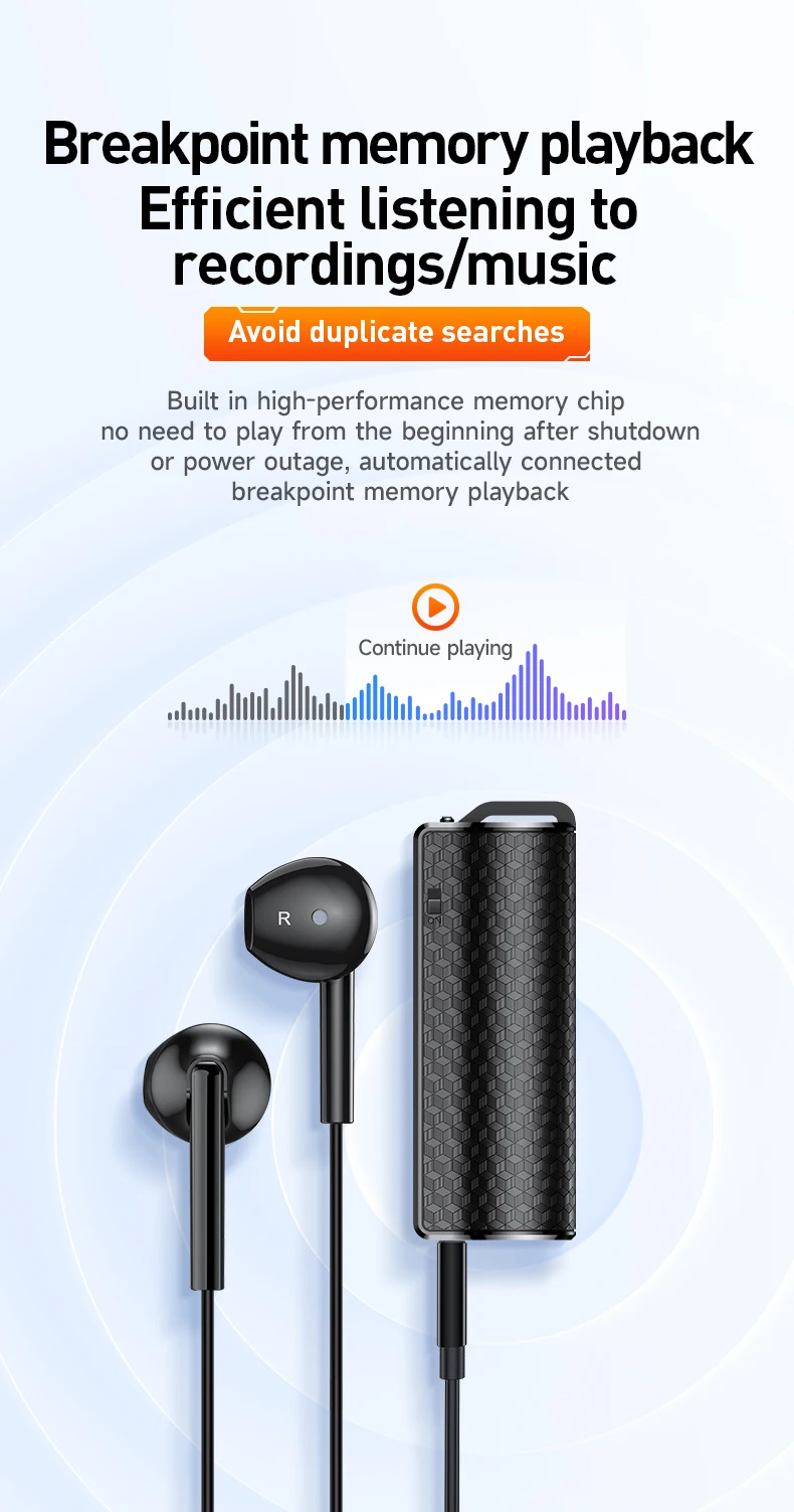 long battery recording device