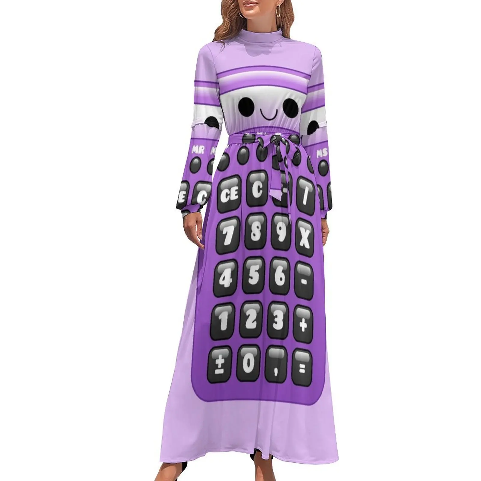 Calculadora morada kawaii Vestido largo Vestidos para fiesta de bodas Vestidos de moda para mujer Ropa de fiesta
