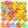 12/24/36/72 Pack Multicolor Mini Rubber Duck Bath Toy Colored Little Ducks 1