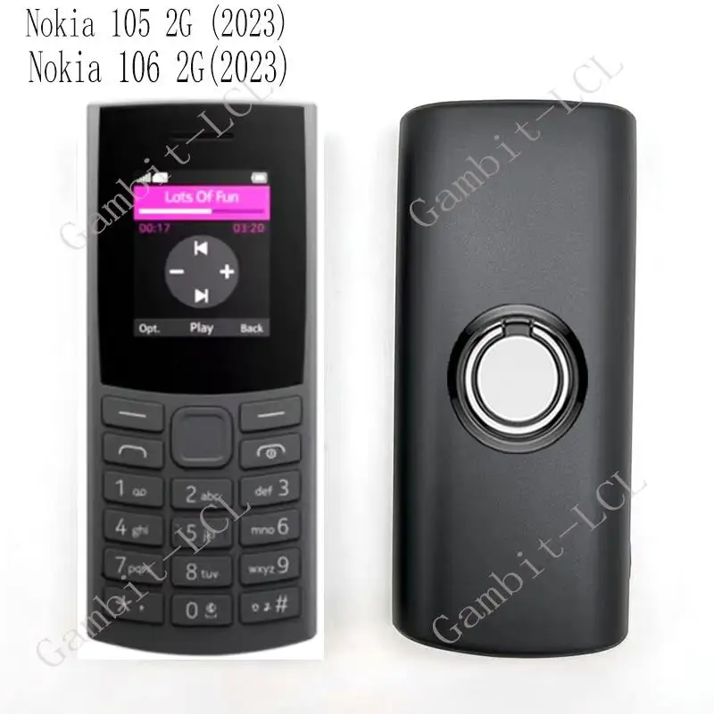 Universal TPU Soft Silicone Phone Case with Back Ring Holder Bracket