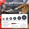VEVOR Circular Saw Blade Sharpener 370W Sharpening Machine 3600RPM Saw Blade 5Inch Wheel Rotary Mill Polisher for Carbide Tipped 5
