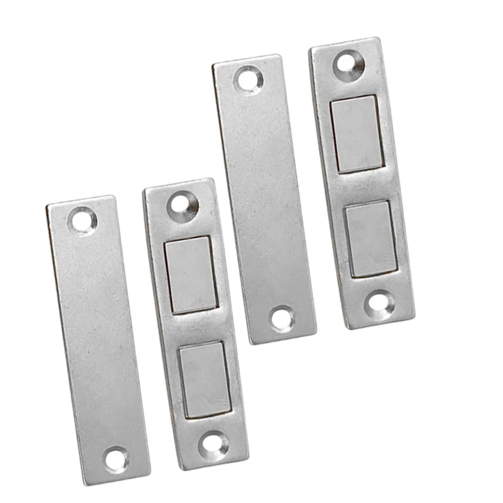 Invisible Door Magnet Catches Heavy Duty Magnets Cabinet Magnetic Latches magnetic cabinet catches door catches magnetic cabinet latches cabinet door latch for Doors No Punching 2 Pairs