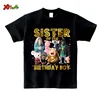 Family Matching Outfits Boys Birthday Party Shirt  Personalized Name 1st 10th Family Birthday Party Outfits Golden Shiny Outfits 5