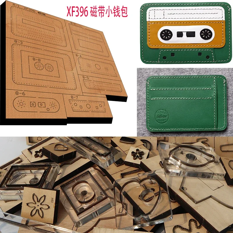 

Handmade Wooden Tape Wallet/card Bag Knife Die Leather Craft Punch Hand Tool Cut Knife Mould XF396 Leather Tools