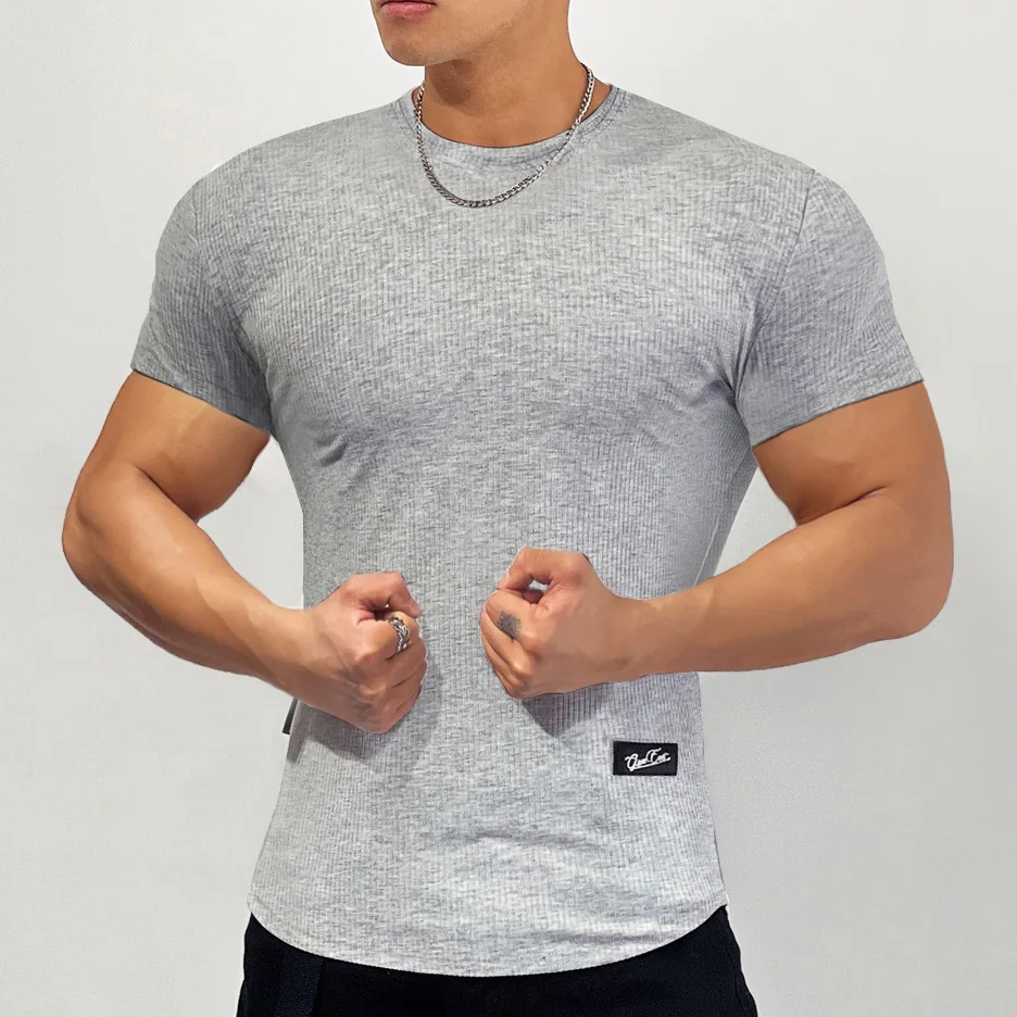 

Новинка 2024, Мужская футболка с коротким рукавом, модная мужская футболка с коротким рукавом, Свободный Топ, дышащий и co