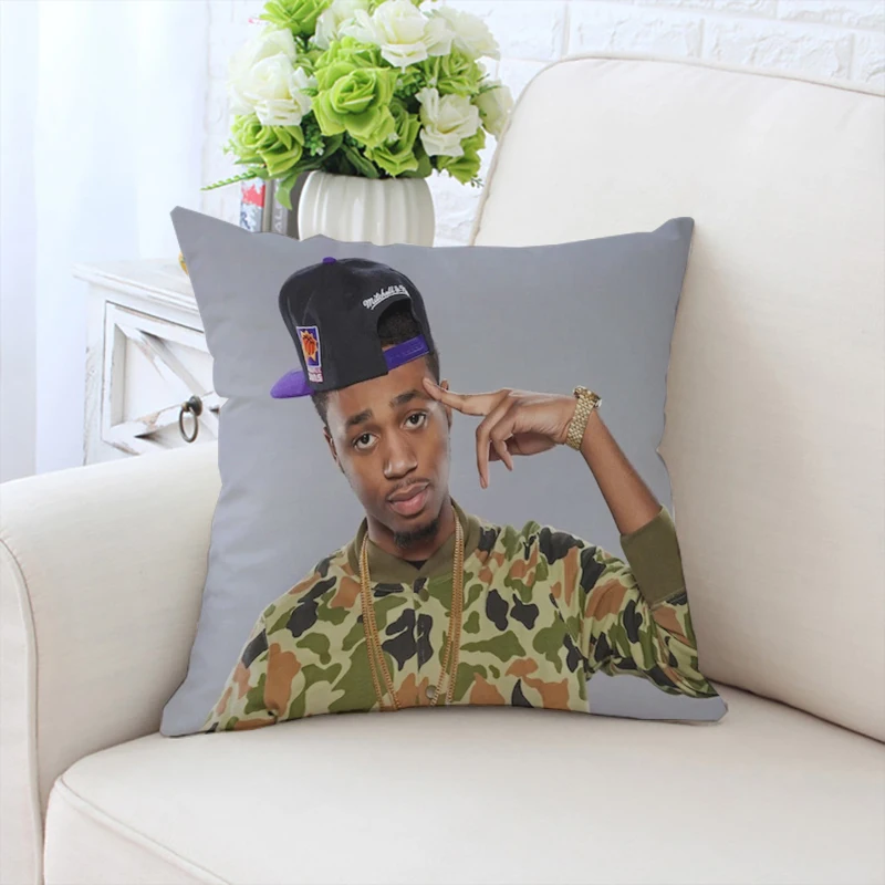 

45x45cm pillowcase double-sided printed custom Metro boomins sofa cushion cover bedside backrest chair waist cushion fan gift