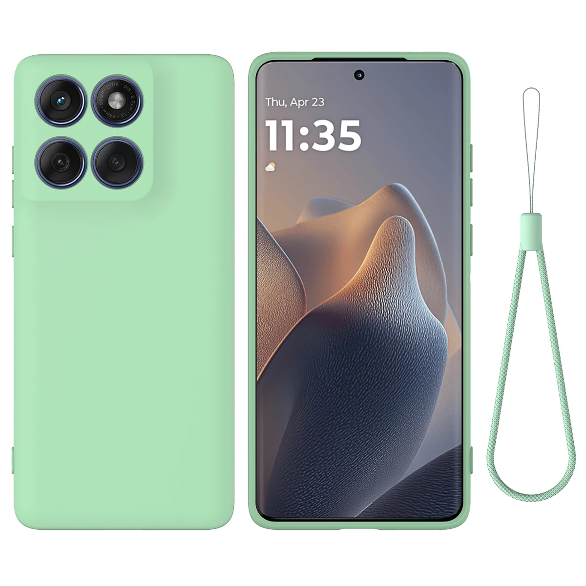 Silicone Skin-friendly Anti-fall Lanyard Case