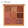 9-Color Eyeshadow Palette Shimmer & Matte Long-Lasting No Fallout Highly Pigmented, Smooth, Blendable Ideal for Day & Night look 4