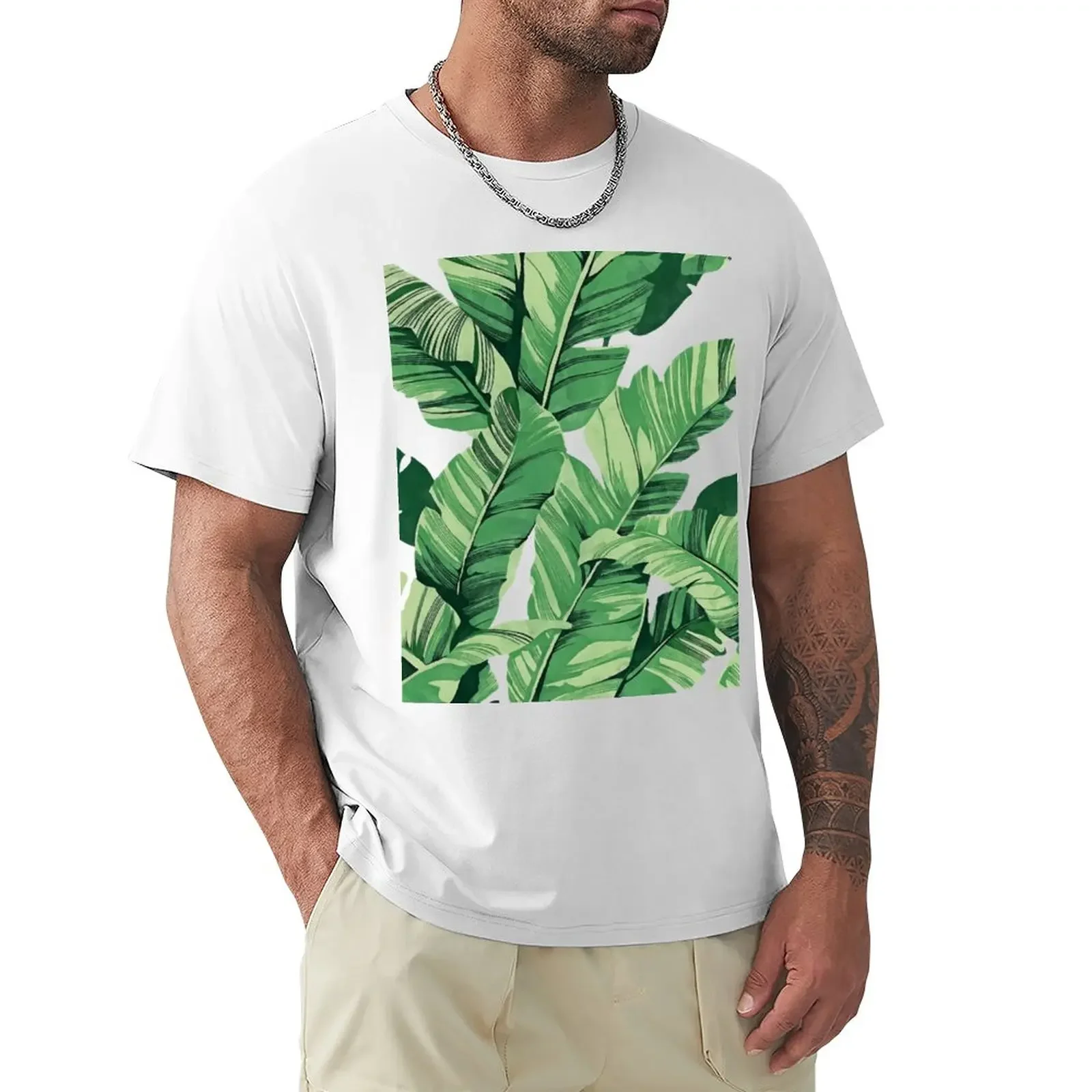 

Tropical banana leaves VI T-Shirt boys whites blanks mens tall t shirts summer tops funnys men t shirts