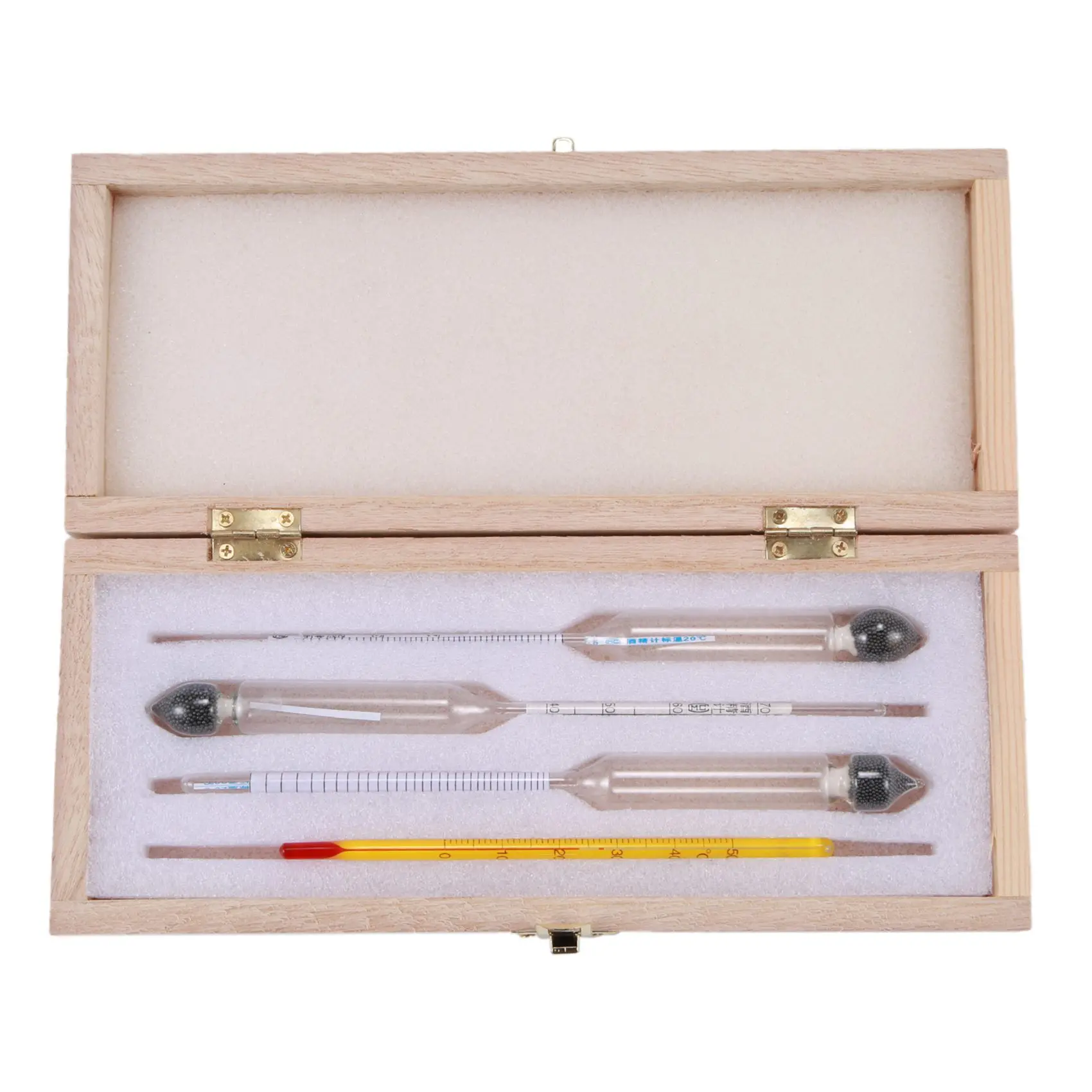Alcohol meter Alcoholmeter alcohol detector alcohol measuring tool tester wine Hydrometer bar Set With Thermometer