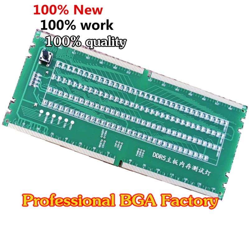 Laptop Motherboard Memory Slot DDR2 / DDR3 /DDR4/DDR5 Diagnostic Analyzer Tester Card LED transistor tester