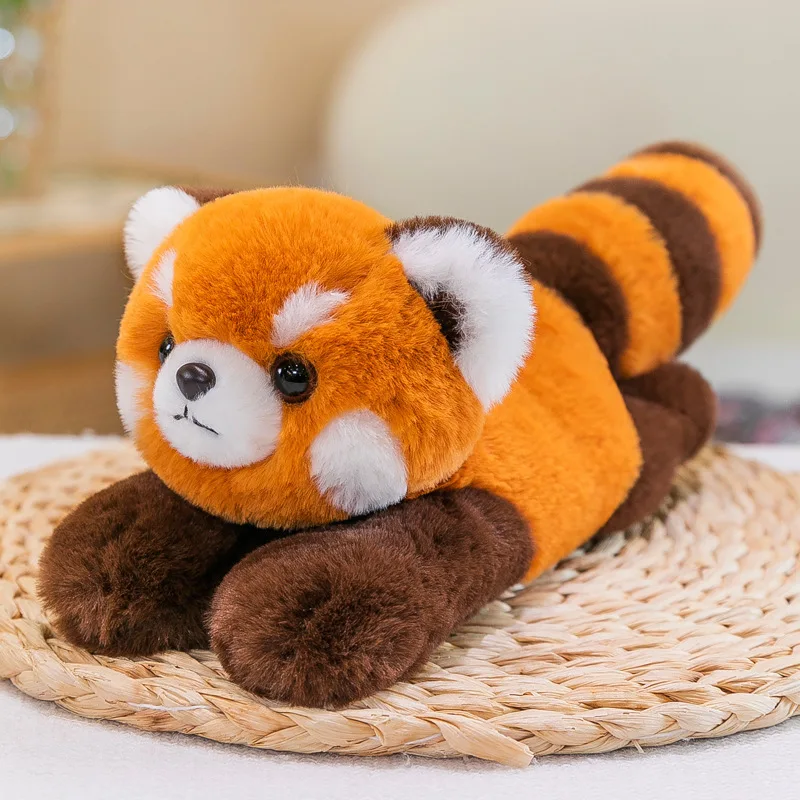 Capybara Plush Papa Circle Simulation Animals Raccoon Fox Husky Cat Monkey Wrapped Around Arm Doll Birthday Kid Gift Toy 6