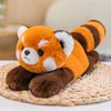 Capybara Plush Papa Circle Simulation Animals Raccoon Fox Husky Cat Monkey Wrapped Around Arm Doll Birthday Kid Gift Toy 6