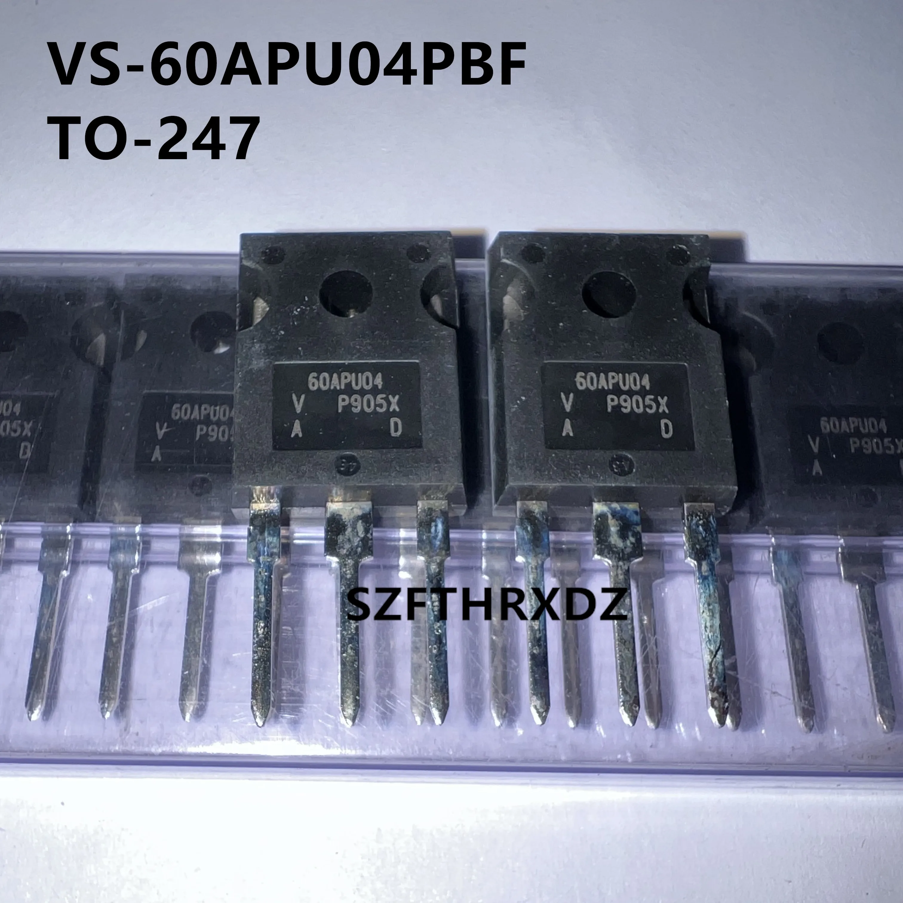 

10pcs 100% New Imported Original VS-60APU04PBF VS-60APU04-N3 60APU04PBF 60APU04 TO-247 Fast recovery diode 400V 60A