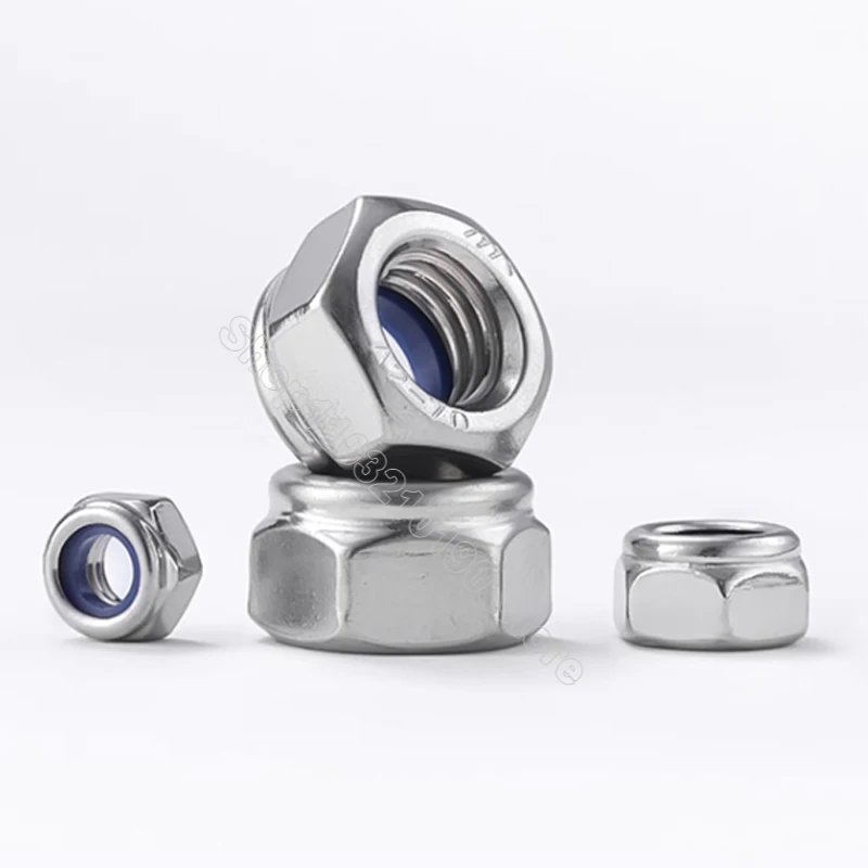 M3-M12 DIN934 304 Stainless Steel Left Hand Thread Hex Nuts – Metric, Reverse Thread, Unbranded