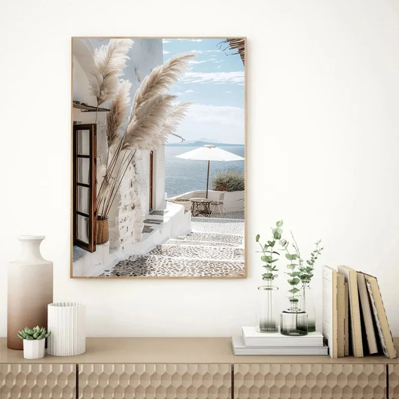 Santorini Canvas Wall Art 4
