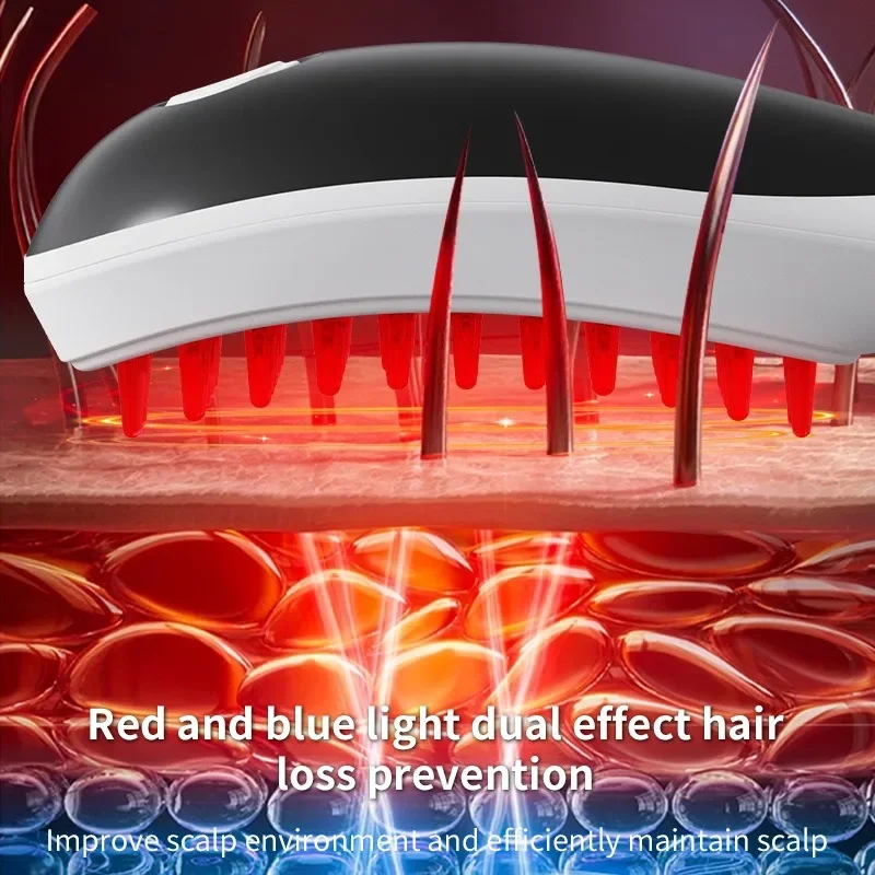 Electric Massage Comb for Hair Care and Relaxation