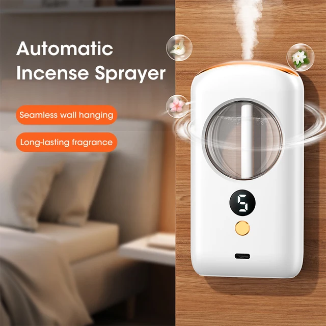 Desktop Diffuser Aromatherapy Machine USB Smart Air Purifier with Display Car Air Freshener Home Bathroom Deodorization 3
