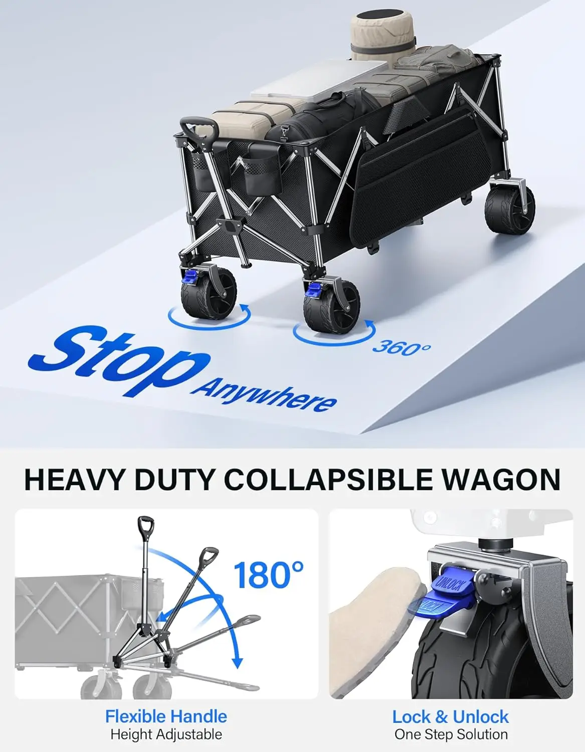 Heavy Duty Collapsible Wagon product image 5