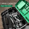 Household Portable Empty ABS Tool Box Waterproof Plier Wrench Mechanical Workshop Storage Hardware Thickened Products Toolbox 2