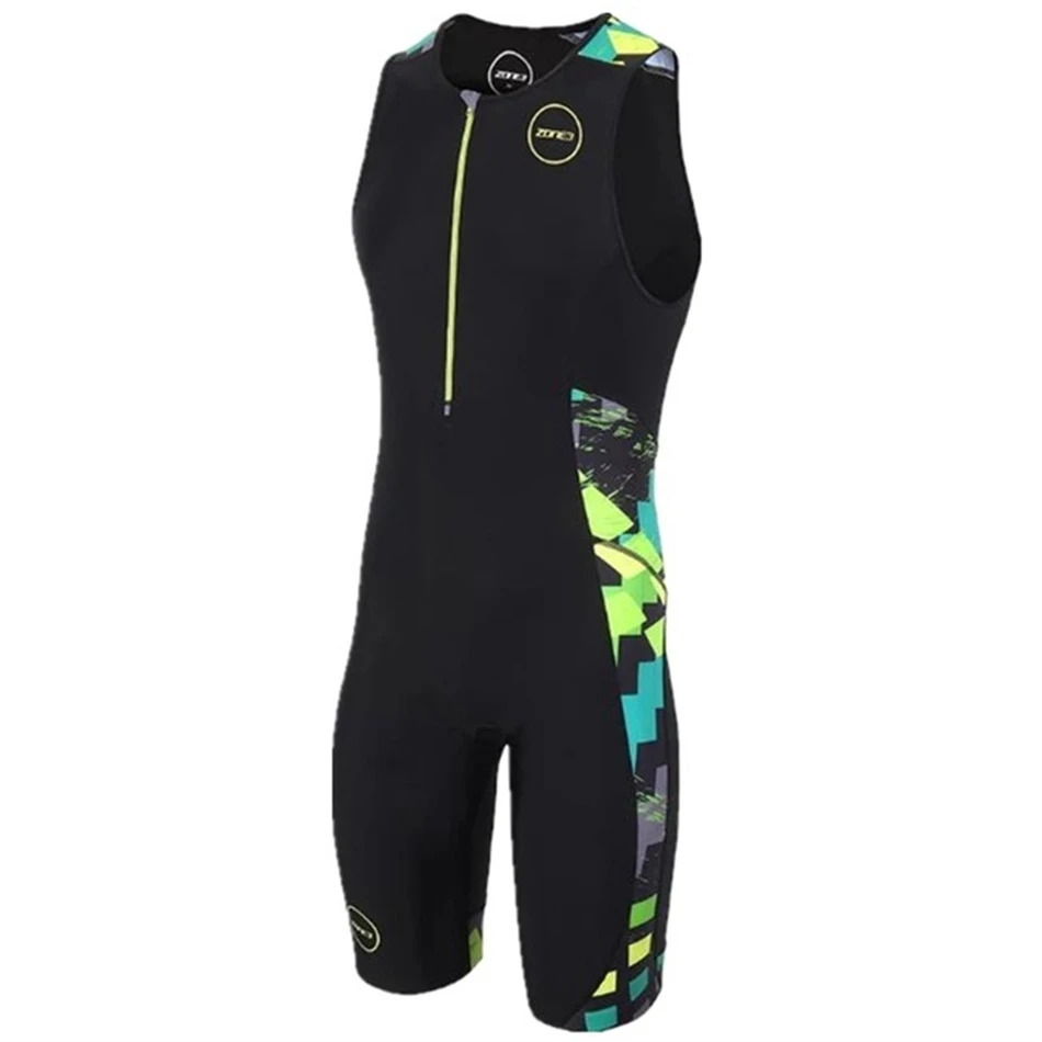 Zone3 Triathlon Clothing Sleeveless Skinsuit Summer Aero Cycling Jersey